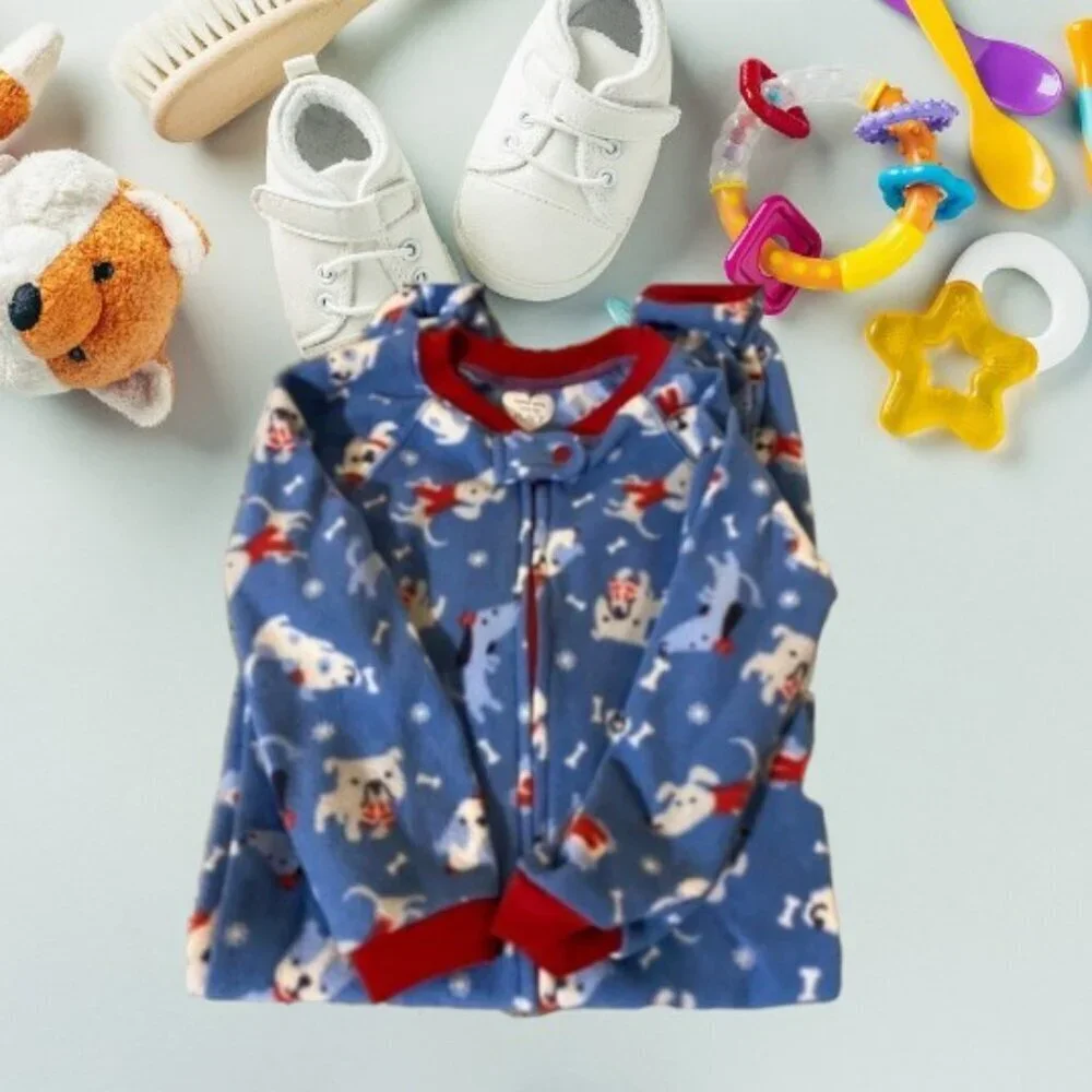 PLACE Made With Love Footed Sleepwear